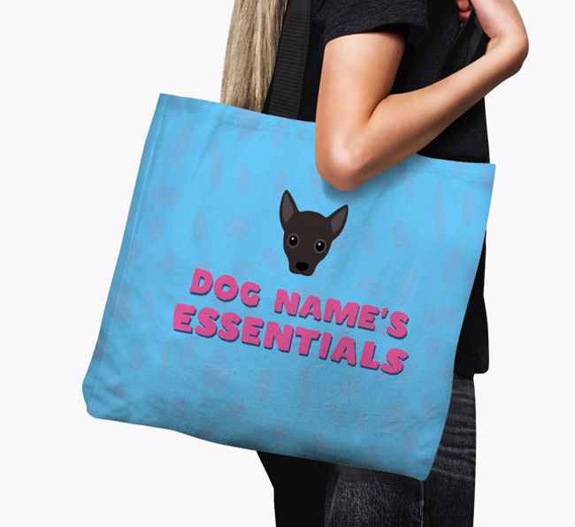 'Essentials' - Personalized {breedFullName} Canvas Bag